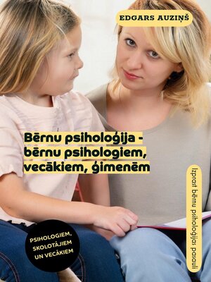 cover image of Bērnu psiholoģija